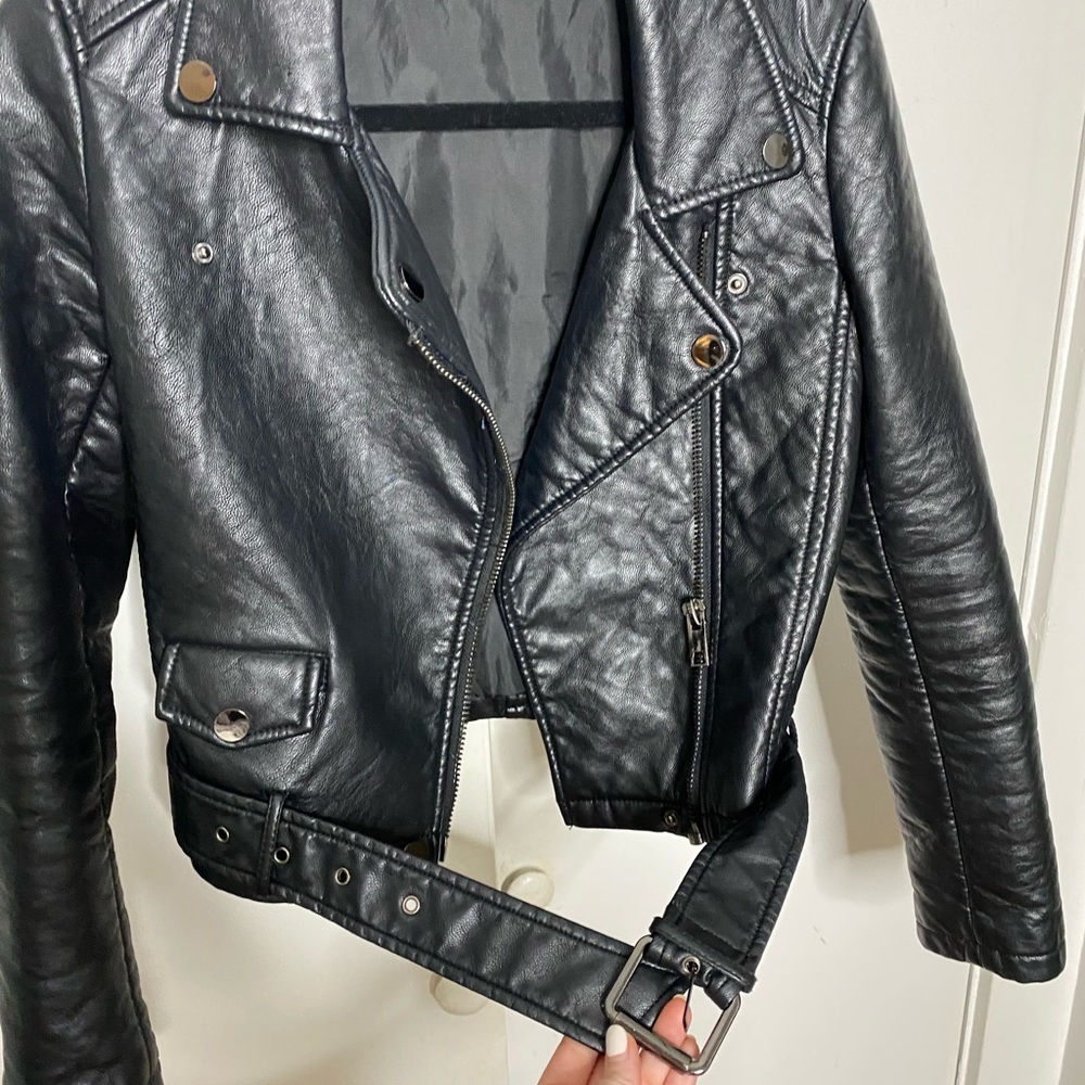 Perfect Black Leather Jacket - image 3